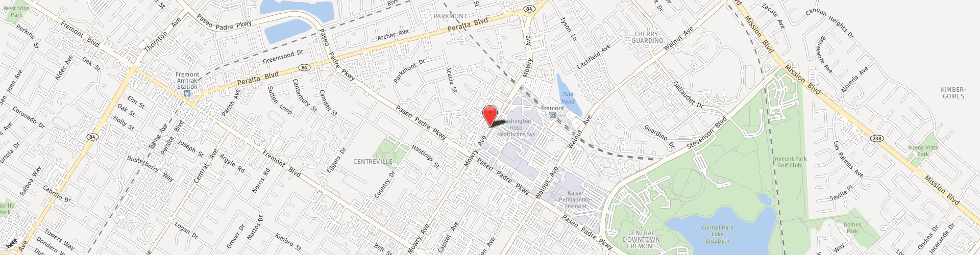 Location Map: 2299 Mowry Ave. Fremont, CA 94538